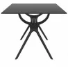 Air Rectangle Table 71 inch - Black - Side - Air Rectangle Table 71 inch - Black - Side