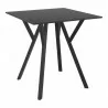 Compamia Max Square Table 27.5 inch In Black - Angled - Compamia Max Square Table 27.5 inch In Black - Angled
