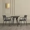 Compamia Max Square Table 27.5 inch In Black - Lifestyle 4 - Compamia Max Square Table 27.5 inch In Black - Lifestyle 4