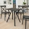 Compamia Max Square Table 27.5 inch In Black - Lifestyle 3 - Compamia Max Square Table 27.5 inch In Black - Lifestyle 3