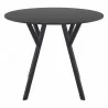 Compamia Max Square Table 35 inch In Black - Side - Compamia Max Square Table 35 inch In Black - Side