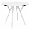 Compamia Max Square Table 35 inch In White - Front 2 - Compamia Max Square Table 35 inch In White - Front 2