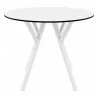 Compamia Max Square Table 35 inch In White - Front - Compamia Max Square Table 35 inch In White - Front