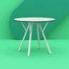 Compamia Max Square Table 35 inch In White - Lifestyle - Compamia Max Square Table 35 inch In White - Lifestyle