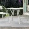 Compamia Max Square Table 35 inch In White - Lifestyle 3 - Compamia Max Square Table 35 inch In White - Lifestyle 3