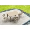 Compamia Vegas Extendable Dining Table - Dove Gray - Compamia Vegas Extendable Dining Table - Dove Gray