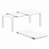 Compamia Vegas Extendable Dining Table - White - Compamia Vegas Extendable Dining Table - White