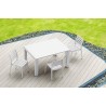 Compamia Vegas Extendable Dining Table - White
