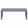  Compamia Vegas 70-86 Inch Extendable Dining Table - Dark Gray