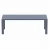  Compamia Vegas 70-86 Inch Extendable Dining Table - Dark Gray -  Compamia Vegas 70-86 Inch Extendable Dining Table - Dark Gray
