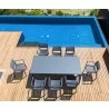  Compamia Vegas 70-86 Inch Extendable Dining Table - Dark Gray -  Compamia Vegas 70-86 Inch Extendable Dining Table - Dark Gray