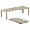  Compamia Vegas 70-86 Inch Extendable Dining Table - Dove Gray -  Compamia Vegas 70-86 Inch Extendable Dining Table - Dove Gray