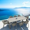  Compamia Vegas 70-86 Inch Extendable Dining Table - Dove Gray