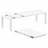  Compamia Vegas 70-86 Inch Extendable Dining Table - White