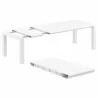  Compamia Vegas 70-86 Inch Extendable Dining Table - White -  Compamia Vegas 70-86 Inch Extendable Dining Table - White