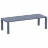 Compamia Vegas 102-118 Inch Extendable Dining Table - Dark Gray