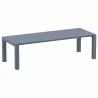 Compamia Vegas 102-118 Inch Extendable Dining Table - Dark Gray - Compamia Vegas 102-118 Inch Extendable Dining Table - Dark Gray
