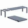 Compamia Vegas 102-118 Inch Extendable Dining Table - Dark Gray - Compamia Vegas 102-118 Inch Extendable Dining Table - Dark Gray