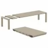 Compamia Vegas 102-118 Inch Extendable Dining Table - Dove Gray - Compamia Vegas 102-118 Inch Extendable Dining Table - Dove Gray