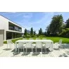 Compamia Vegas 102-118 Inch Extendable Dining Table - White - Compamia Vegas 102-118 Inch Extendable Dining Table - White