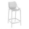 Compamia Vegas Air Barstool in White - Angled