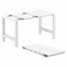 Compamia Vegas Air Bar Height Table in White - Extensions - Compamia Vegas Air Bar Height Table in White - Extensions