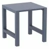 Compamia Vegas Maya Bar Height Table in Dark Grey - Angled View - Compamia Vegas Maya Bar Height Table in Dark Grey - Angled View