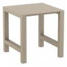 Compamia Vegas Maya Bar Height Table in Taupe - Angled View