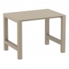 Compamia Vegas Maya Bar Height Table in Taupe - Extended