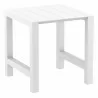 Compamia Vegas Maya Bar Height Table in White - Angled View - Compamia Vegas Maya Bar Height Table in White - Angled View