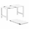 Compamia Vegas Maya Bar Height Table in White - Extensions - Compamia Vegas Maya Bar Height Table in White - Extensions