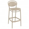 Compamia Vegas Marcel Bar Stool in Taupe - Angled