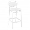 Compamia Vegas Marcel Bar Stool in White - Angled