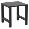 Compamia Vegas Cross 5 pc Bar Set with 39 inch to 55 inch Extendable in Black - Table Angled - Compamia Vegas Cross 5 pc Bar Set with 39 inch to 55 inch Extendable in Black - Table Angled