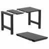 Compamia Vegas Cross 5 pc Bar Set with 39 inch to 55 inch Extendable in Black - Extenders - Compamia Vegas Cross 5 pc Bar Set with 39 inch to 55 inch Extendable in Black - Extenders