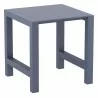 Compamia Vegas Cross Bar Height Table in Dark Grey - Angled - Compamia Vegas Cross Bar Height Table in Dark Grey - Angled