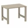 Compamia Vegas Victor Bar Height Table in Taupe - Angled and Extended - Compamia Vegas Victor Bar Height Table in Taupe - Angled and Extended
