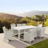 Compamia California 9-Piece Extendable Dining Set - White - Compamia California 9-Piece Extendable Dining Set - White