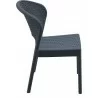 Daytona Resin Wickerlook Dining Chair Brown - Side - Daytona Resin Wickerlook Dining Chair Brown - Side