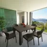 Compamia Daytona Wickerlook 7-Piece Extendable Dining Set - Brown - Compamia Daytona Wickerlook 7-Piece Extendable Dining Set - Brown