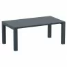 Compamia Daytona Wickerlook 7-Piece Extendable Dining Set - Dark Gray - Compamia Daytona Wickerlook 7-Piece Extendable Dining Set - Dark Gray