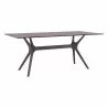 Compamia Daytona Wickerlook 9-Piece Rectangle Dining Set  - Brown - Compamia Daytona Wickerlook 9-Piece Rectangle Dining Set  - Brown