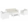 Monaco Resin Patio Seating - White - Monaco Resin Patio Seating - White