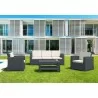 Monaco Resin Patio Seating - Brown - Monaco Resin Patio Seating - Brown