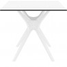 Ibiza Square Table 31 inch White - 