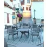 Ibiza Square Table 31 inch Dark Grey - Ibiza Square Table 31 inch Dark Grey