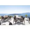 Ibiza Square Table 31 inch Brown - Ibiza Square Table 31 inch Brown