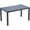 Orlando Wickerlook Rectangle Dining Table 55 inch - Dark Gray - Angled