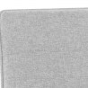 Sunpan Huxley Dining Chair in Belfast Heather Grey - Closeup Top Angle