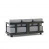 Anderson Teak Granada Deep Seating Aluminum Sofa back